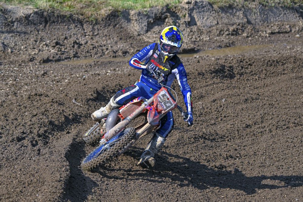 Brando Rispoli in azione in Cechia (by MXGP)